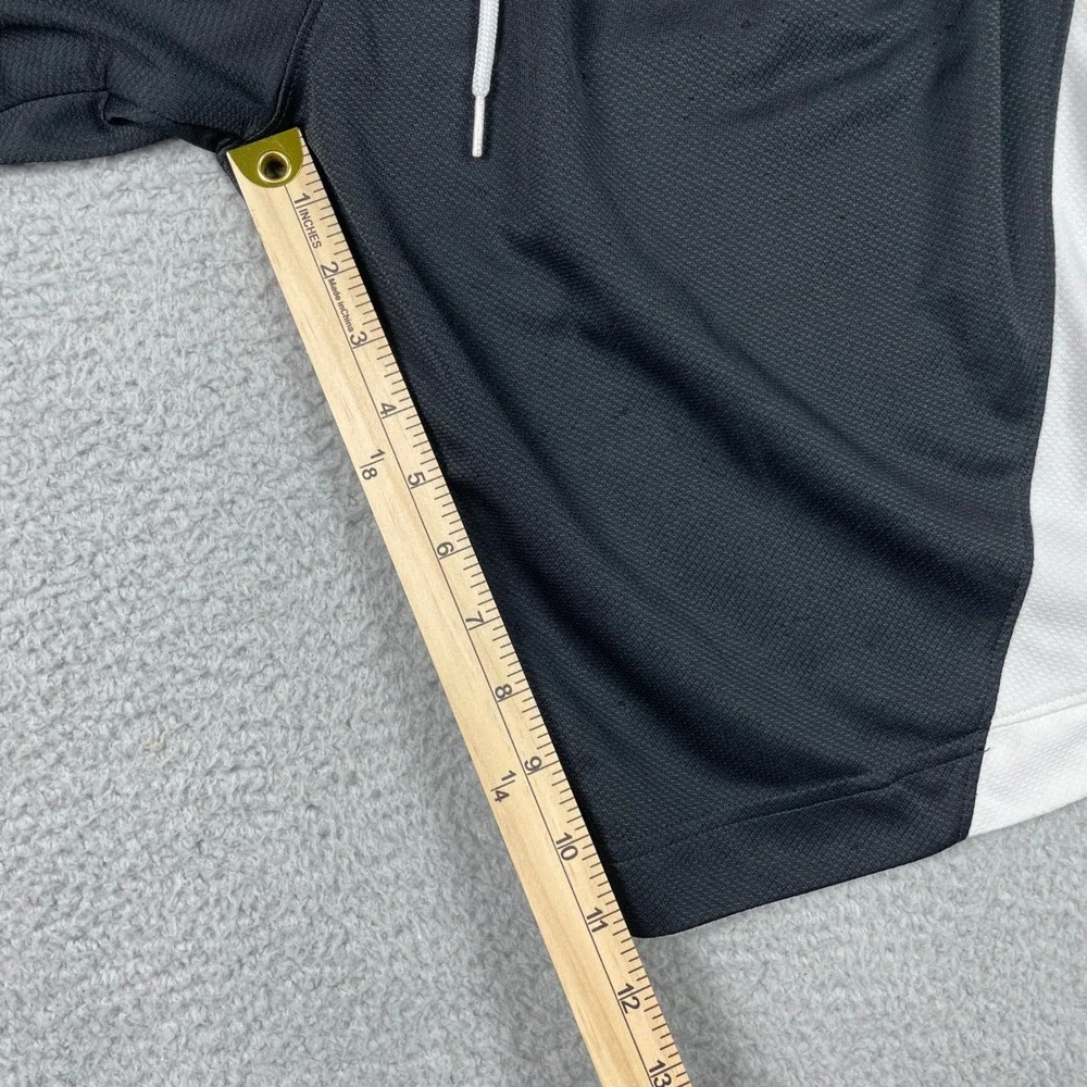 Jordan Basketball Shorts Mens Small Black White Triangle Mesh Jumpman 724828-013